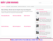 Tablet Screenshot of maylamnhang.com